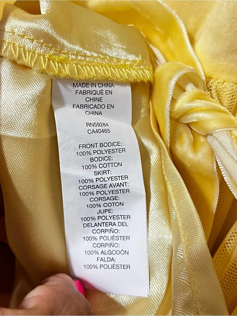 The Children's Place Bright Yellow Rosette Formal Dress with Decorative Belt